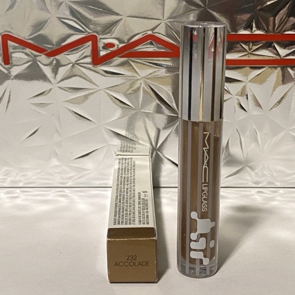 MAC Cosmetics Lipglass Lip Gloss in Accolade 232 - Warm Brown